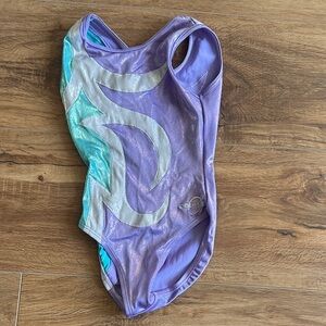 Purple and Teal Gymnastics Leotard
